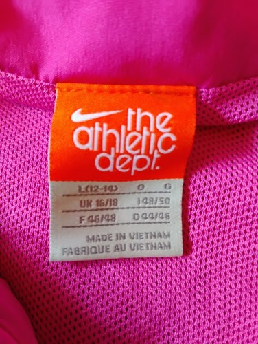 Nike The Athletic Dept. Full Zipped Track Jacket - Girl's Size L (12-14) *EUC* - Picture 6 of 10