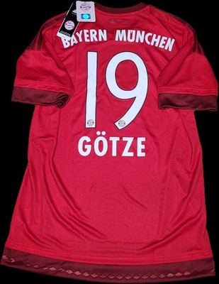 FC Bayern München Trikot 15/16 Home | Götze #19 | S | Adidas Original mit Etiket