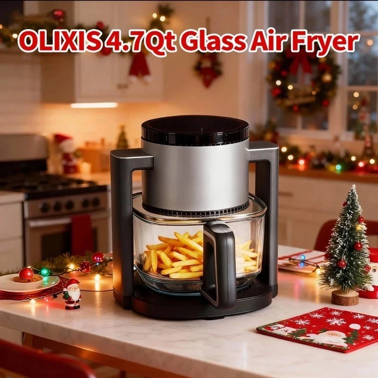 Glass AirFryer,4.5L Transprent Bowl,Reheat Function,Temp Control Dishwasher Safe
Opens in a new wind