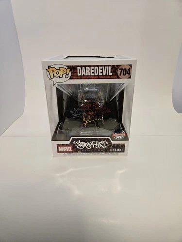 Funko Pop! Marvel Daredevil 704 Graffiti Street Art Gamestop Exclusive Deluxe 6