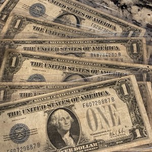 2-Mixed Random $1 FUNNY BACKS Lot Of  ‘2’ Currency Bills.  Get Your Duo