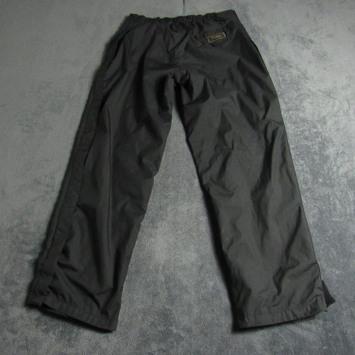 Footjoy Dryjoys Pants Mens Medium Black Golf Rainpants Waterproof Ankle Zip B - Picture 6 of 9