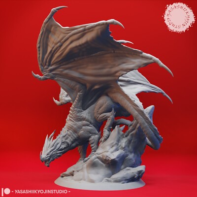 Ancient Red Dragon - 32/54mm Miniatur für Tabletop RPGs (DnD, D&D, Pathfinder)