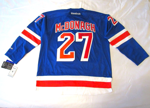 AUTOGRAPHED Reebok Premier NHL Jersey New York Rangers Ryan McDonagh Blue SZ: XL - 第 1/12 張圖片