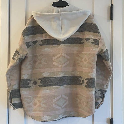 No Bo Boundaries XL Hoodie Jacket Shirt Shacket Boho Hippie Southwestern Tribal - Picture 2 of 19