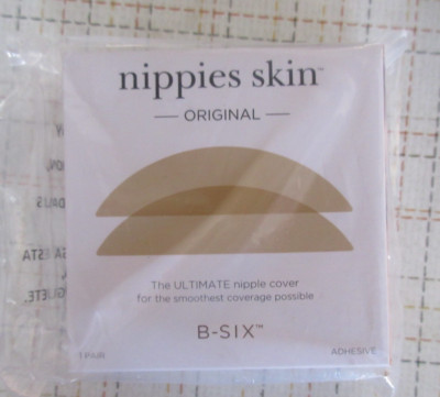 Nippies Skin-ORIGINAL B-SIX Adhesive 1 Pair Creme Color  Size 1 A-C Cup (S/M) 3 