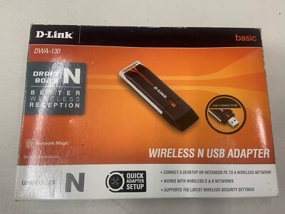 D-Link DWA-130 Wireless N USB Adapter(790069303043)