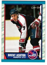 1989-90 O-Pee-Chee #181 Brent Ashton Winnipeg Jets