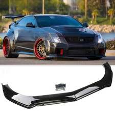 For Cadillac Cts-v Glossy Black Front Bumper Lower Lip Spoiler Diffuser Body Kit For Cadillac Cts-v Glossy Black Front Bumper Lower Lip Spoiler Diffuser Body Kit