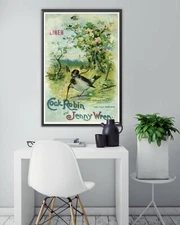 1915 Cock Robin & Jenny Wren Book POSTER! (up to full-size 24" x 36") - Reading