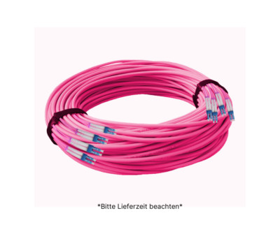 CONBIC  50m LC LC OM4 Multimode 8 Faser Universalkabel vorkonfektioniert violett