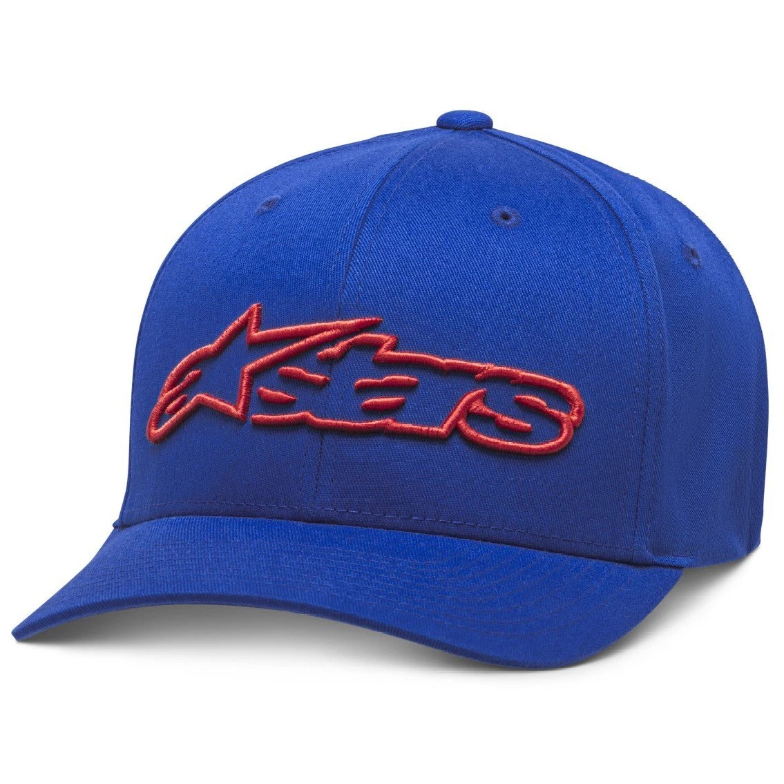 Alpinestars Blaze Flexfit Baseball Cap Hat Blue Red eBay