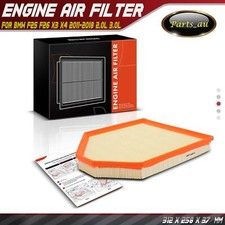 1x Engine Air Filter for BMW F25 F26 X3 X4 2011-2018 2.0L 3.0L N52 312*258*37 mm