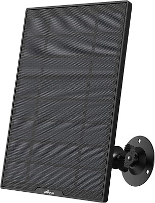 ieGeek Type-C Solar Panel Supply for Outdoor Battery Security Camera Home CCTV