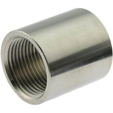 MANICOTTO FEMMINA - FEMMINA   ACCIAIO INOX AISI 316 FILETTATO G.T. COMIS