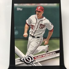 2017 Topps Series 1 Clint Robinson #252 Washington Nationals