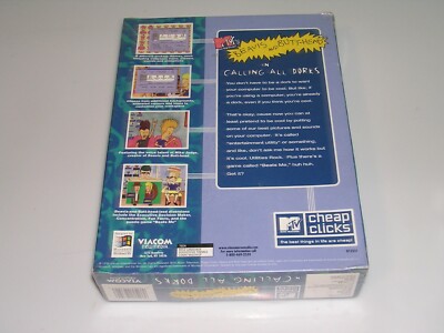 New Sealed BEAVIS AND BUTT-HEAD CALLING ALL DORKS WINDOWS PC Game