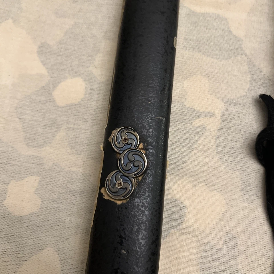 "Espada china Dao Chiba 440 de 40"" hoja de acero inoxidable mango de latón de palo de rosa" Foto 2 de 4