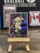 2025 Topps Series 1 #317 Brooks Lee Celebration Confetti Foilboard MIN Twins
