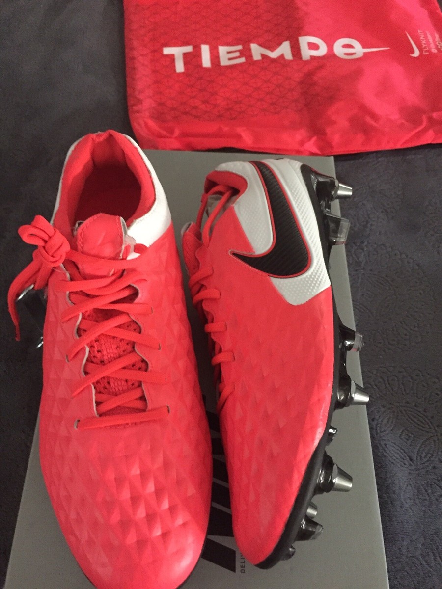 Nike Tiempo Legend 8 Elite SG-PRO Soccer Cleats Red CJ6085-607