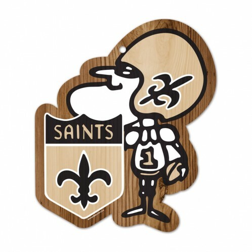 New Orleans Saints Die Cut Retro Logo Sir Saint Sign NEW!! Free