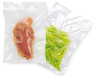 100 BUSTE SACCHETTI SOTTOVUOTO PER ALIMENTI 40X60 CM GOFFRATE