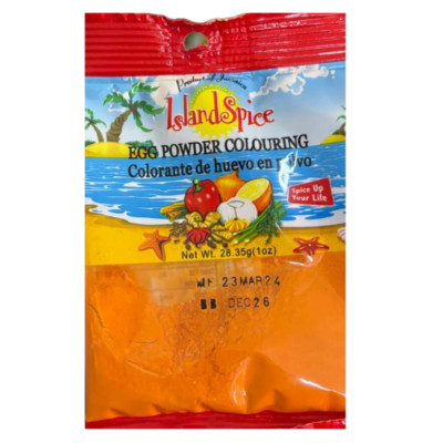 Island Spice Egg Powder Coloring 1oz - Pack of 2 - Import duties are paid by us