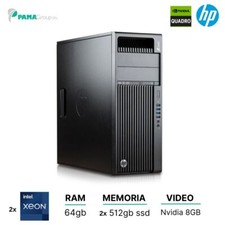 Workstation Hp Z640, 2x E5 2620 V3, ram 64gb, 2x ssd 512gb, Nvidia Quadro P40...