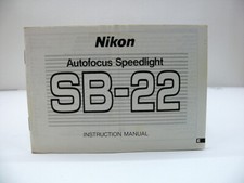 Nikon SB-22 autofocus speedlight instruction manual      306 