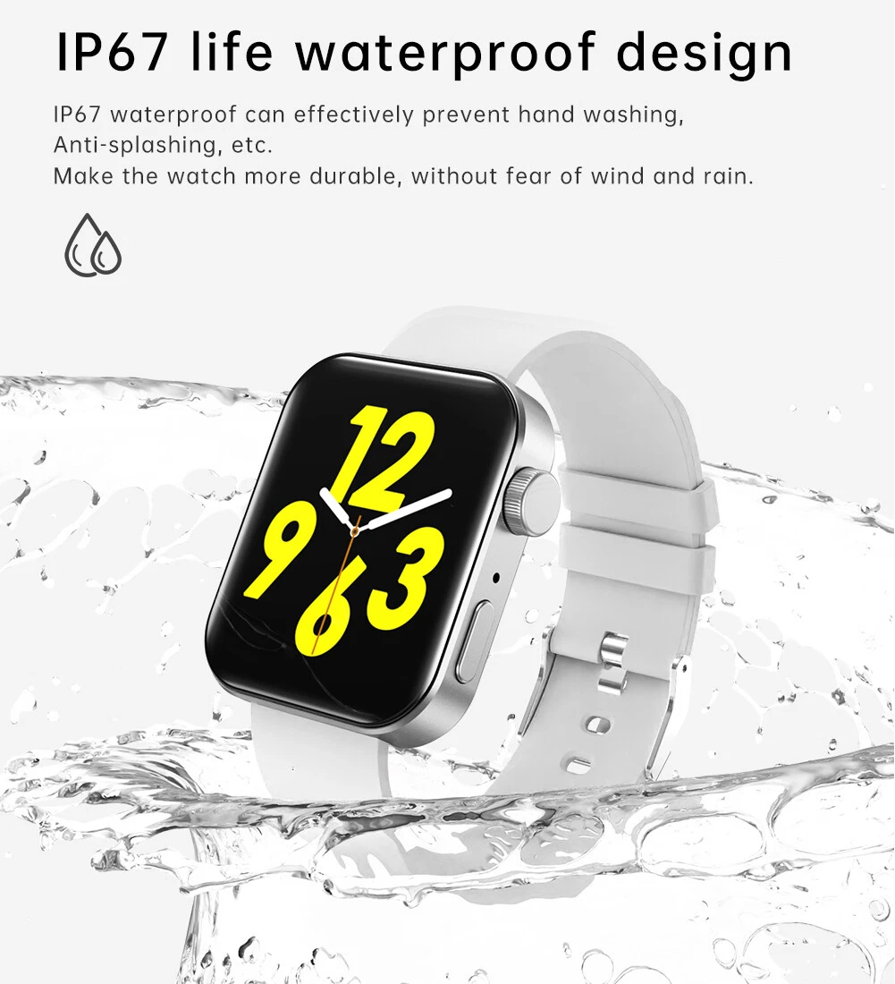 Smart Watch for Men Women Fitness Tracker Touch Screen Waterproof