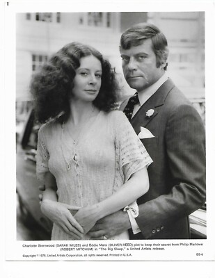 8x10 Photo Oliver Reed, Sarah Miles in The Big Sleep (1978 film)