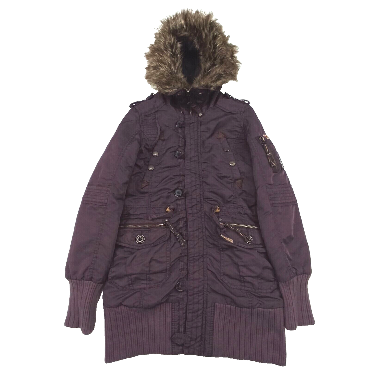 Winter Coat Khujo Damen Parka Sale Khujo Jacke Steppjacke Haune Shiny Khujo  Jacke Olive Winter Jacket