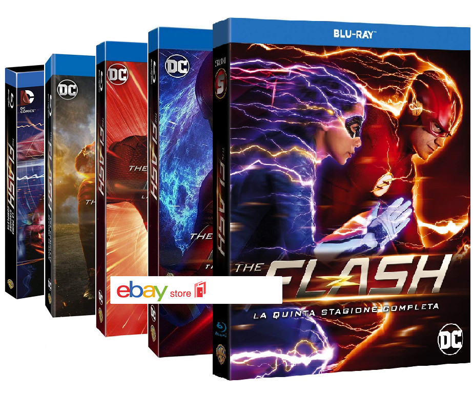 Cofanetto The Flash Blu-ray 5 Stagioni - Edizione Integrale DC Comics