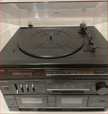 Panasonic Music Stereo System SG-D16 Dual Cassette AM FM