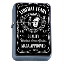MAGA Approved Flip Top Oil Lighter Wind Resistant