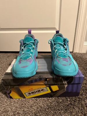 Size 10.5 U.S. - adidas Dame 7 EXTPLY x Monsters Inc. Blue. Good