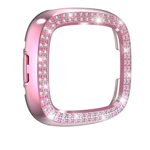 For Fitbit Versa 2 3 4 Sense Bling Diamond Strap + Case Stainless Watch Band - Bild 14 von 44