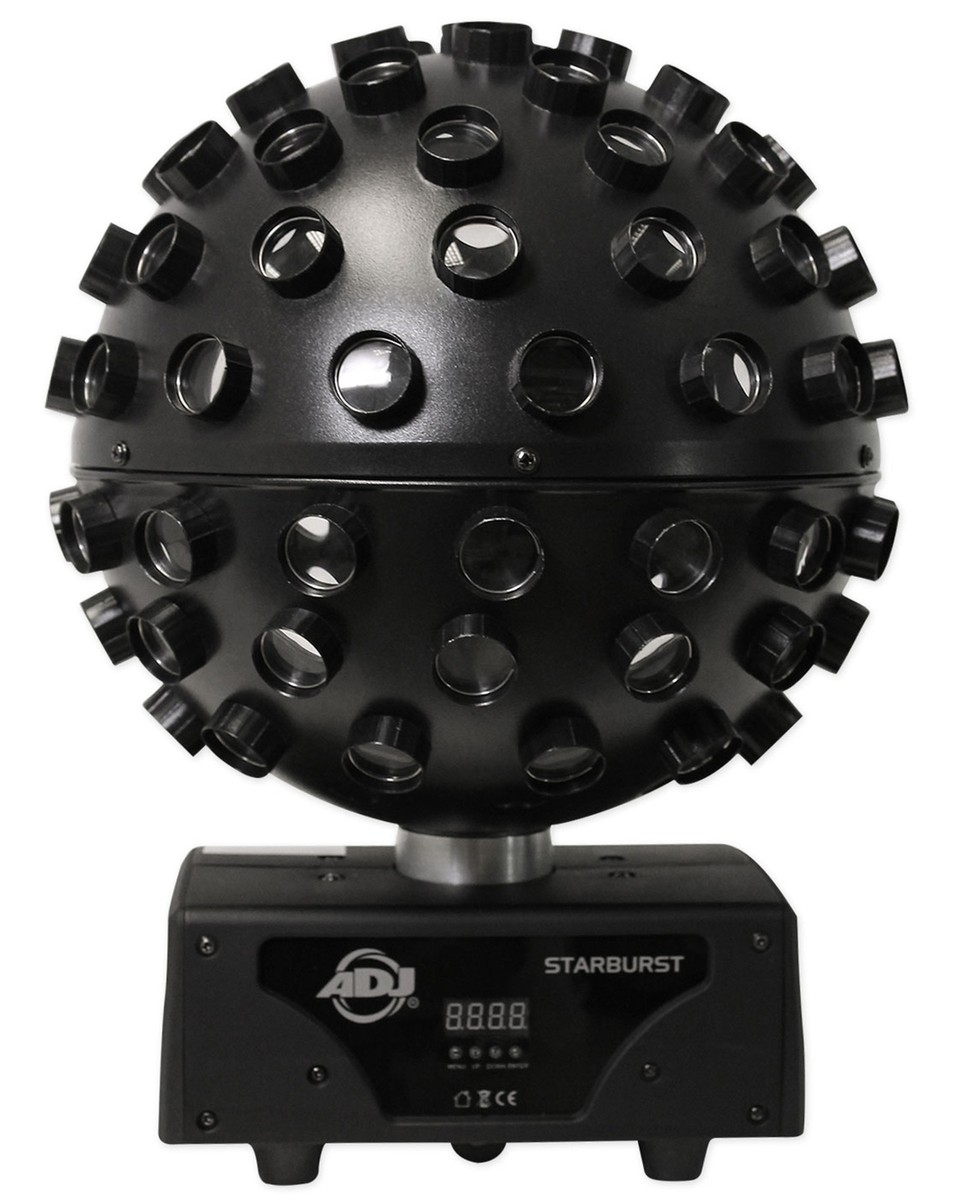 2) American DJ Adj Starburst Sphere Shooting Beam Effect