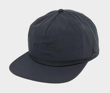 NIKE Air Jordan Pro Unstructured Flat Bill Cap Hat Off Noir M/L FZ2011-010 NEW
