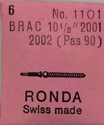 NOS Nouveau [ 1X = 1 Tige ] AS 1130 Pas 120 13 RONDA 552