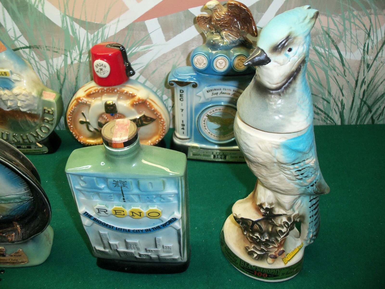 Lot of 8 Jim Beam Decanters eBay