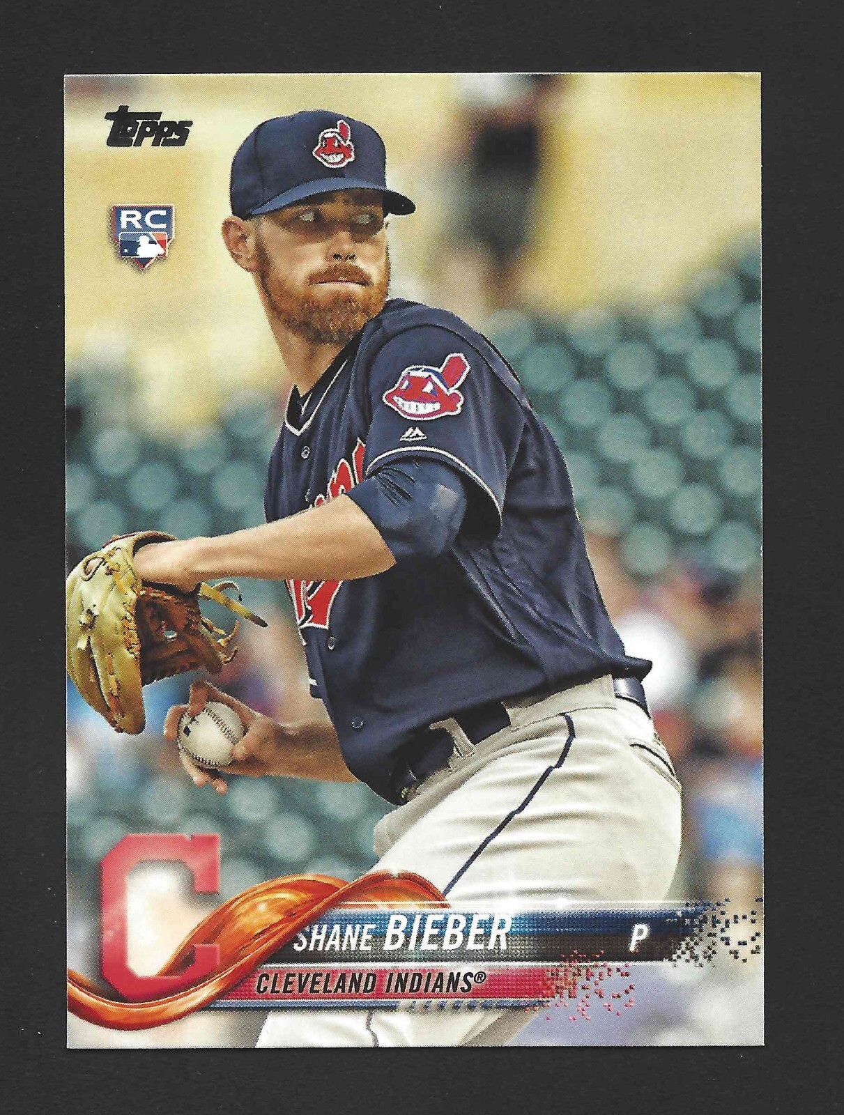 2018 Topps Update #US198 SHANE BIEBER Raw - Cleveland Indians - RC