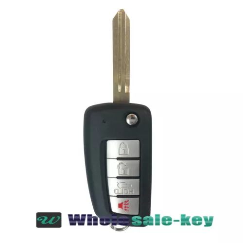 Car Flip Key Fob Remote For 2003 2004 2005 2006 2007 2008 2009 Nissan 350Z