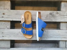 Swedish Soft Slippers Maguba Blue Size US Womens 5 / EU 35