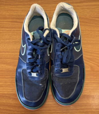 Size 9 - Nike Air Force 1 Brave Blue Green Glow for sale online | eBay