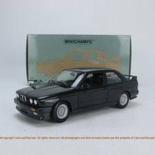 MINICHAMPS 1:18 BMW 1st M3 E30 Metal Diecast Model Car Gifts Black/Blue/White