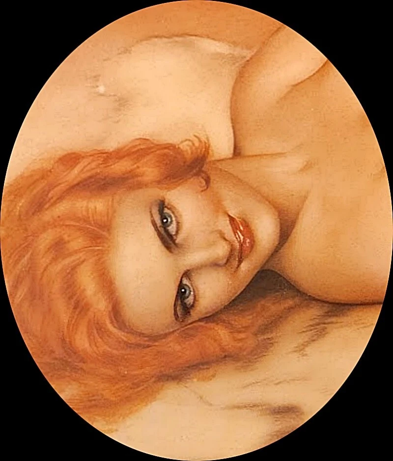 Pin-up ALBERTO VARGAS 1930s originalmente vendida no Meier & Frank Dept. Loja - Imagem 3 de 4