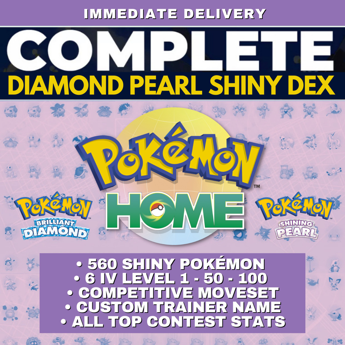 Brilliant Diamond & Shining Pearl Complete Living Dex