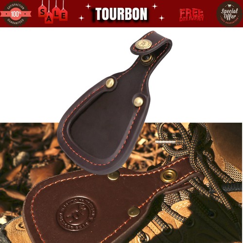 TOURBON Leather Shooting Shotgun Barrels Rest Shoe Boot Protective Pad Toe Guard - Picture 1 of 24