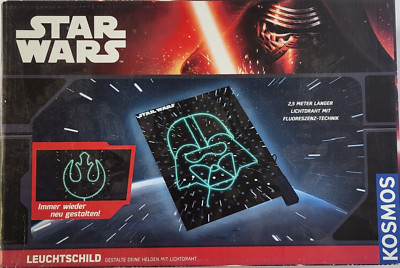 Star Wars Leuchtschild zum Selberbauen Kosmos neu/OVP (#1074)